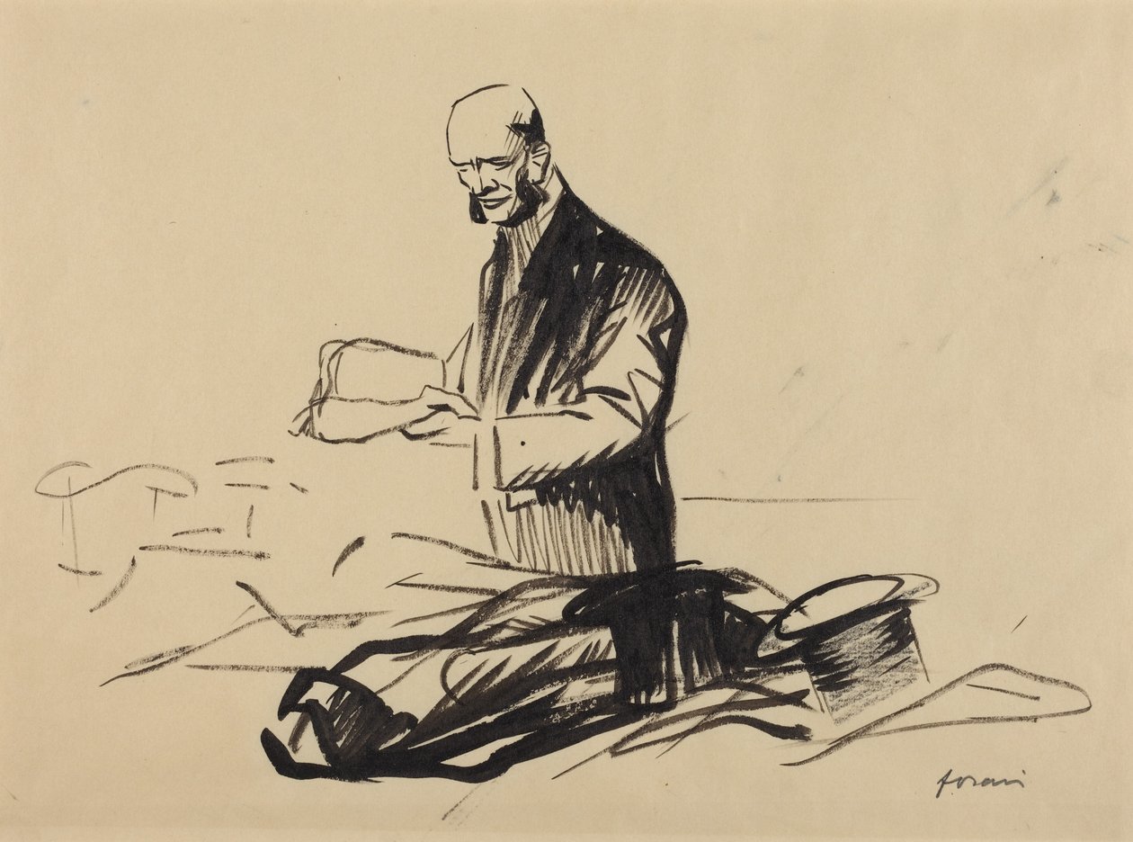Der Hut von Marschall Foch von Jean-Louis Forain