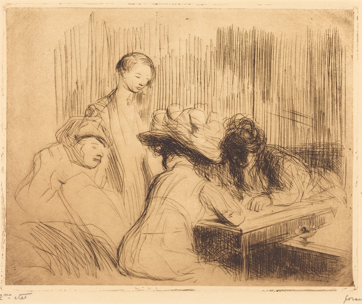 Ein Caboulet in Montmartre von Jean-Louis Forain