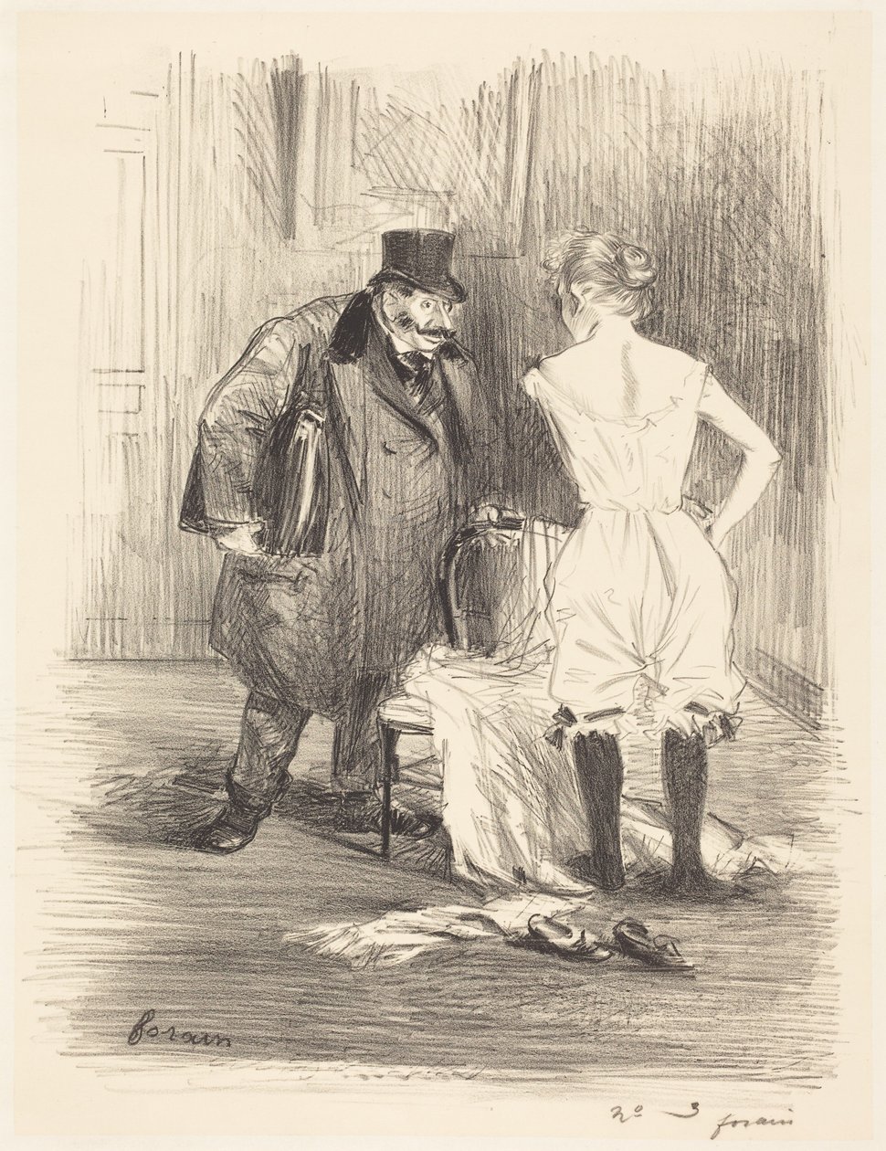 Eine Beschlagnahme von Jean-Louis Forain