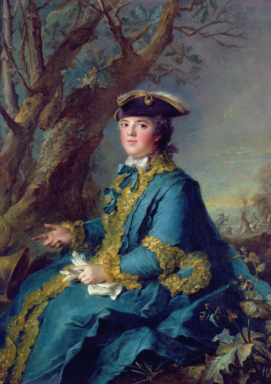 Louise-Elisabeth de France (1729-59) Infantin von Spanien, dann Herzogin von Parma von Jean Marc Nattier