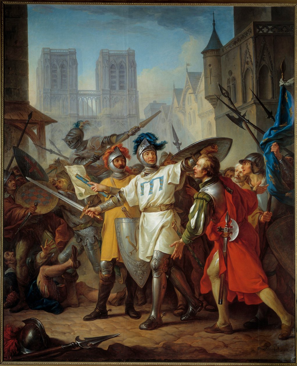 Hundertjähriger Krieg: „Einzug der französischen Armee in Paris, 13. April 1436“ von Jean Simon Berthelemy