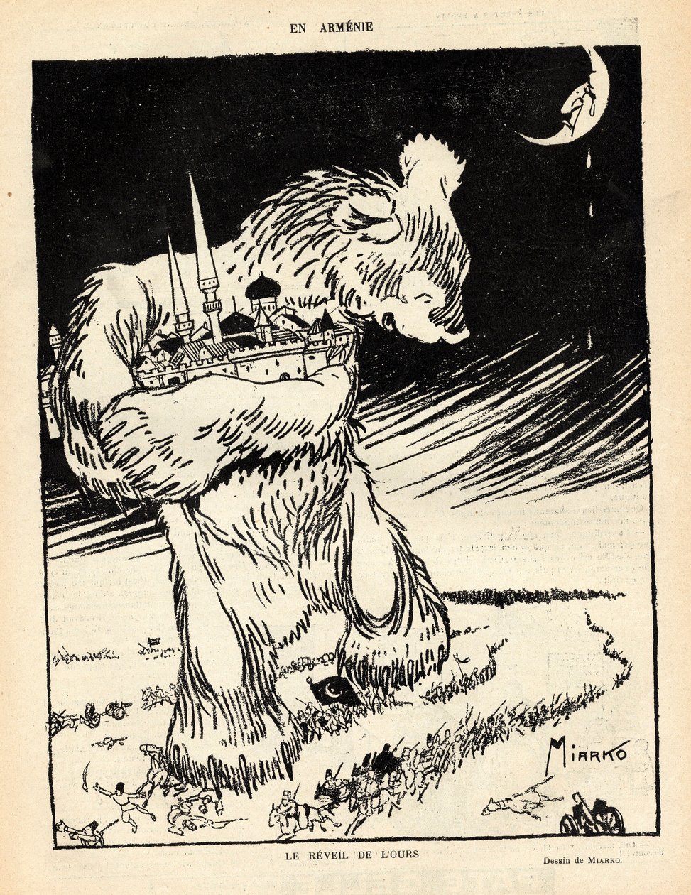 Illustration für das Magazin "Le Rire Rouge" von Jean (fl.c.1900-25) Saude