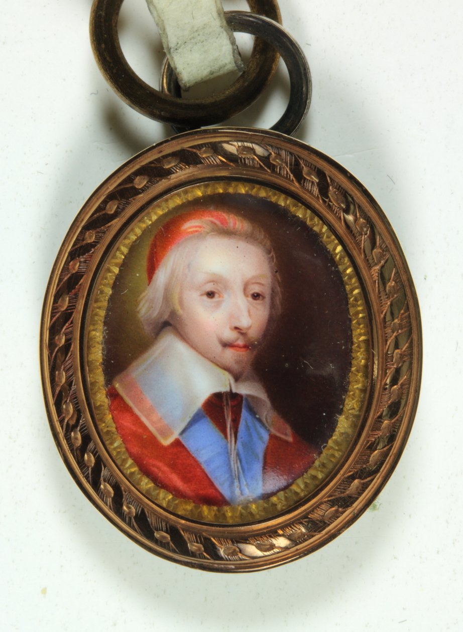 Armand-Jean Du Plessis, Kardinal, Herzog von Richelieu von Jean (school of) Petitot