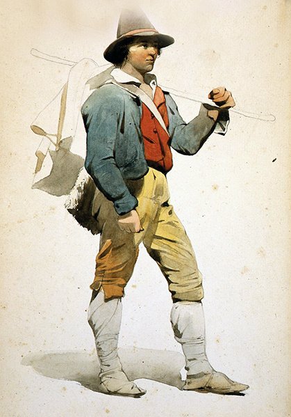 Römischer Junge von Jean Achille Benouville