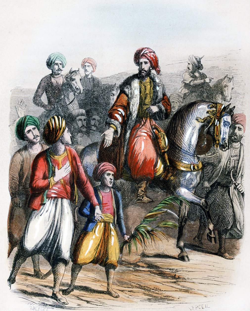 Mehemet Ali wird 1805 zum Vizekönig von Ägypten ernannt von Jean Adolphe Beauce