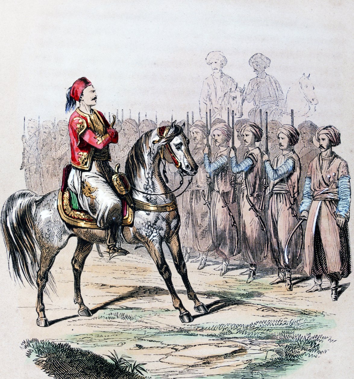 Suleiman Pasha al-Faransawi (Suleiman Pasha, Soliman Pacha) von Jean Adolphe Beauce
