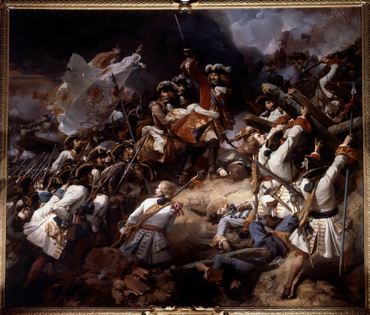 Die Schlacht von Denain am 24. Juli 1712 von Jean Alaux