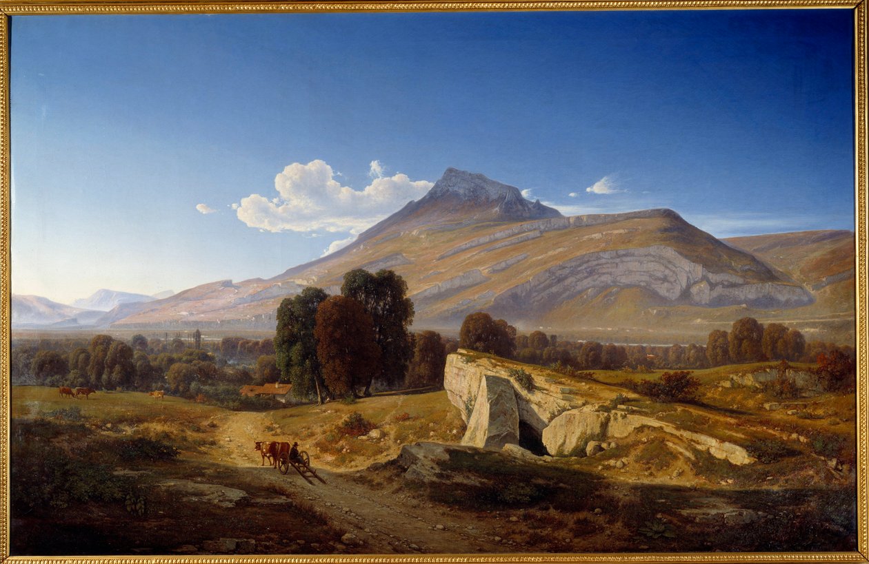 Ansicht des Isère-Tals bei Saint Egreve von Jean Alexis Achard