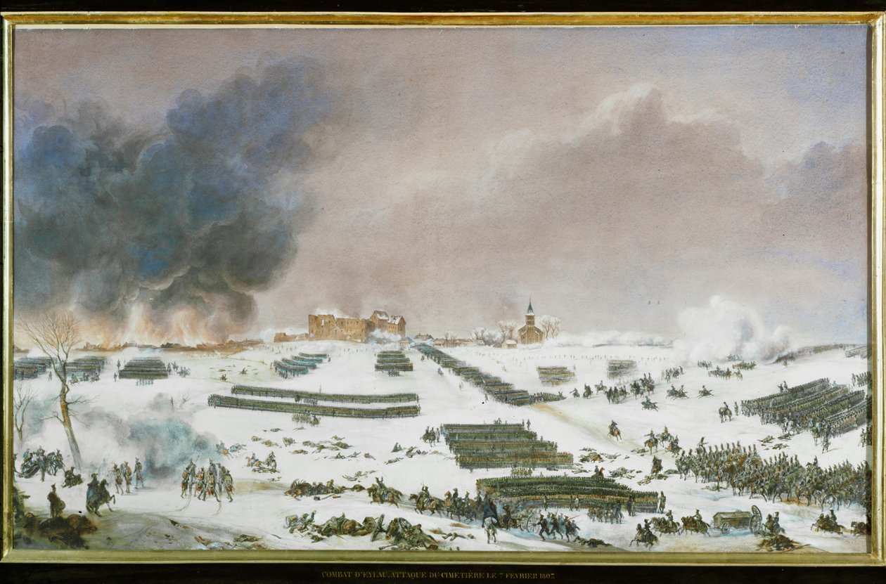 Die Schlacht von Eylau von Jean Antoine Simeon Fort
