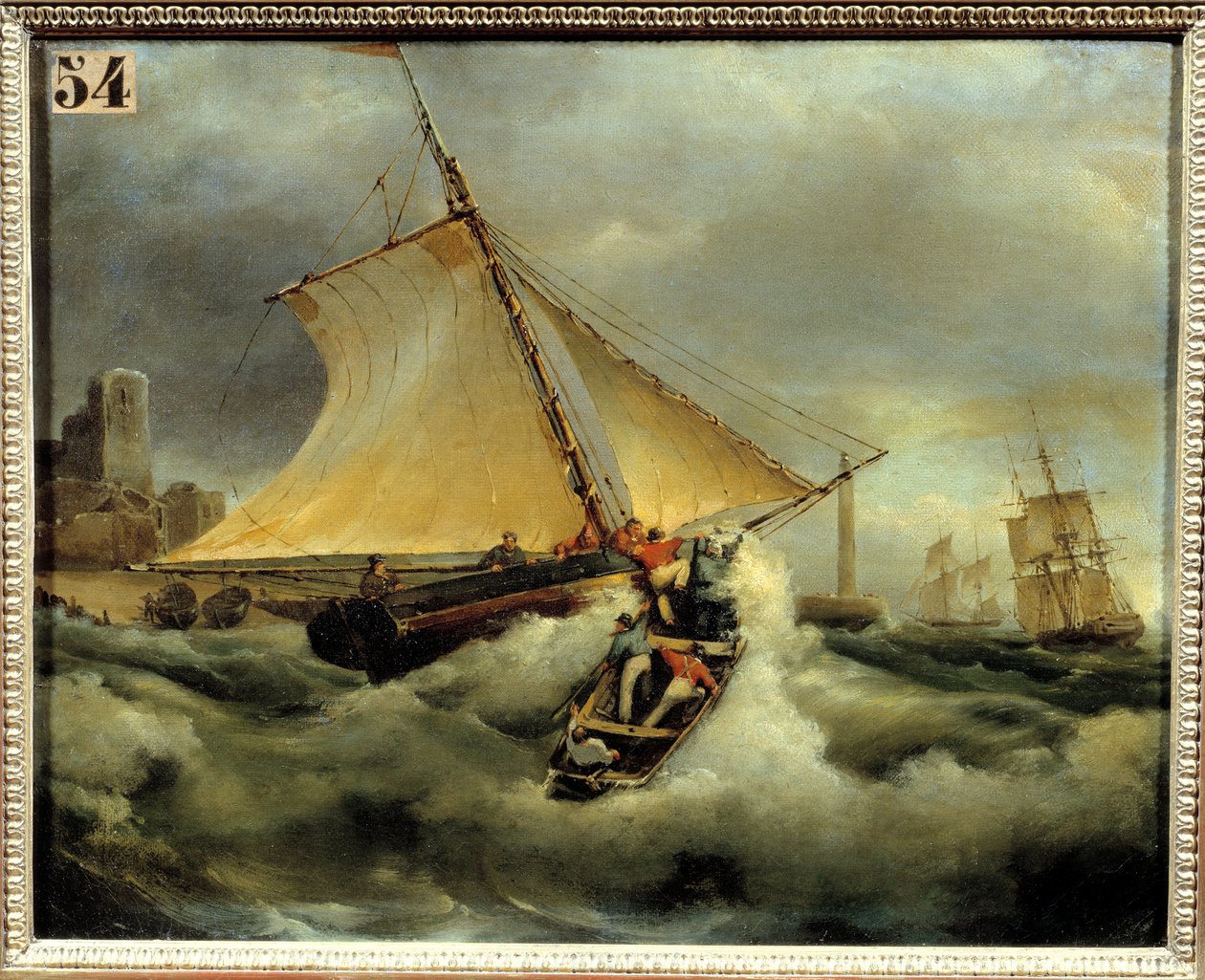 Schlechtes Wetter von Jean Antoine Theodore Gudin