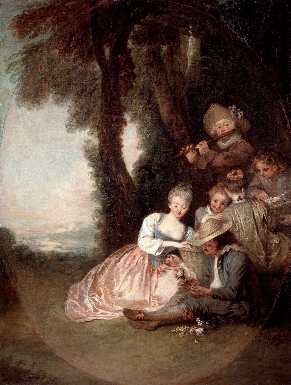 Champetre Konzert, 1715 von Jean Antoine Watteau