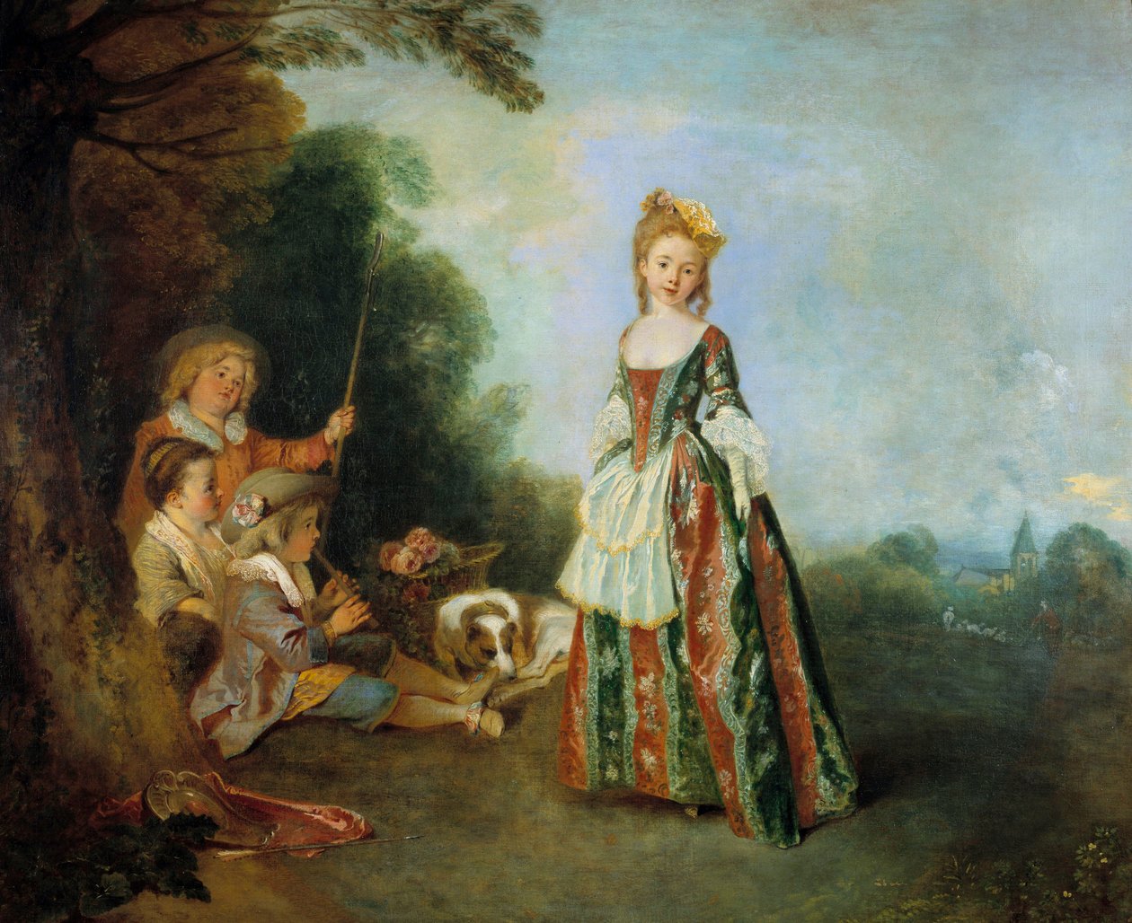 Tanz von Jean-Antoine Watteau