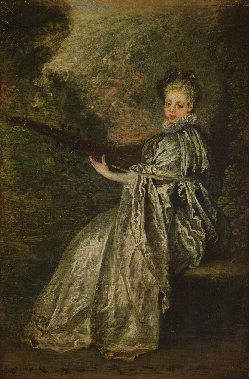 La Finette (Paar von 15958) von Jean Antoine Watteau