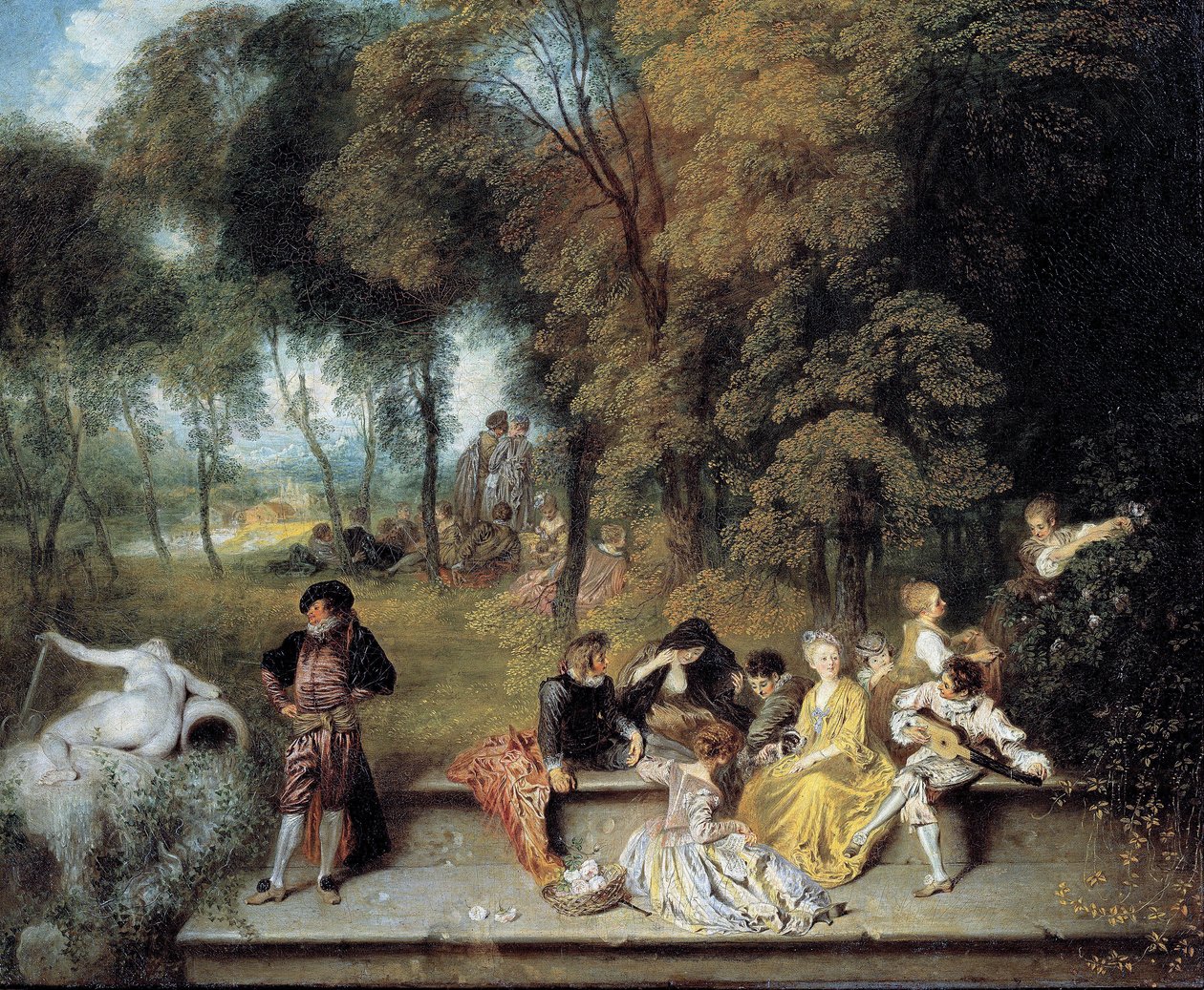 Freuden der Liebe von Jean Antoine Watteau