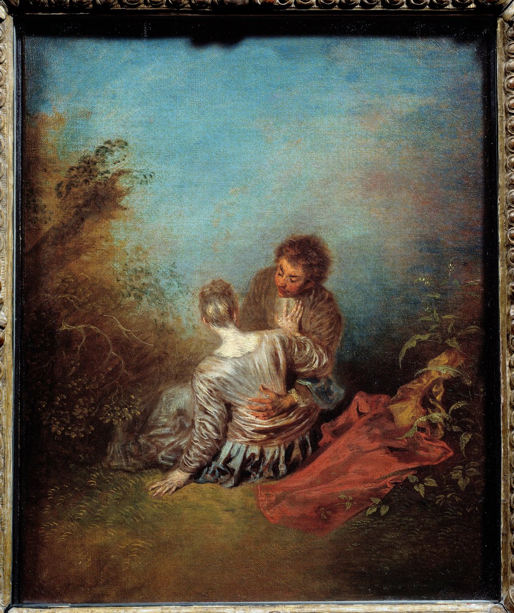 Der falsche Schritt von Jean Antoine Watteau