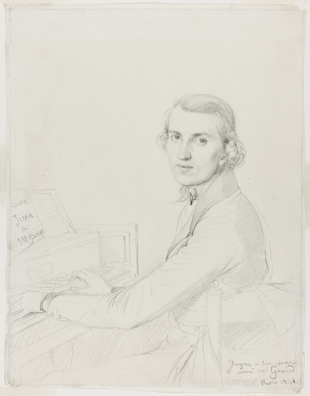 Charles Gounod, 1841 von Jean Auguste Dominique Ingres