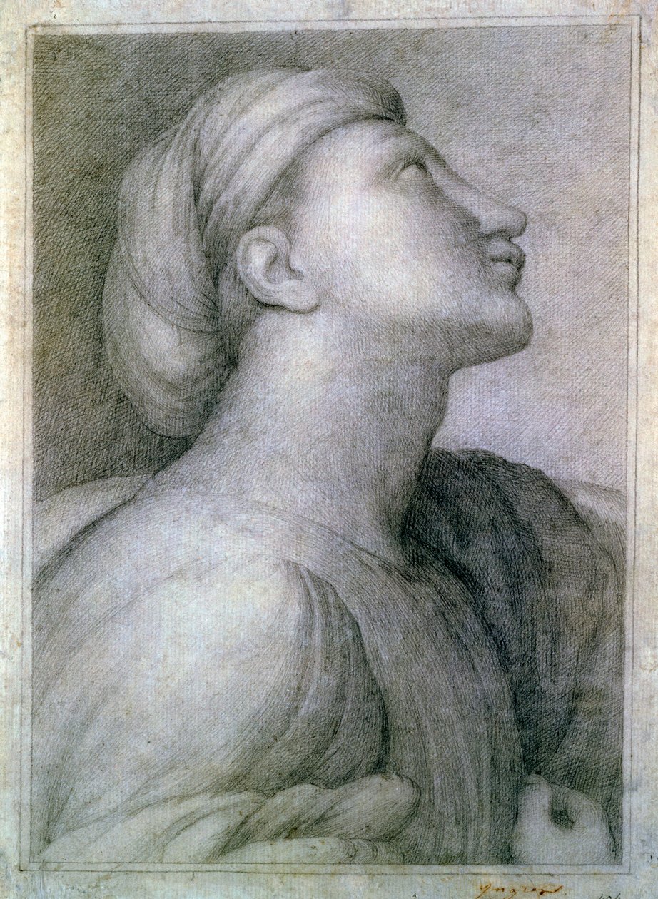 Gesichtsprofil von Jean Auguste Dominique Ingres