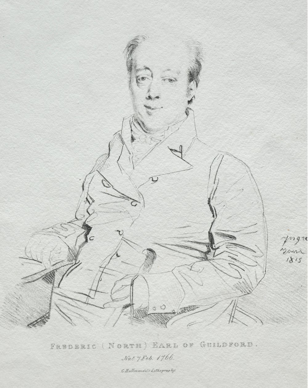 Frederic 5. Earl of Guilford, 1815 von Jean Auguste Dominique Ingres