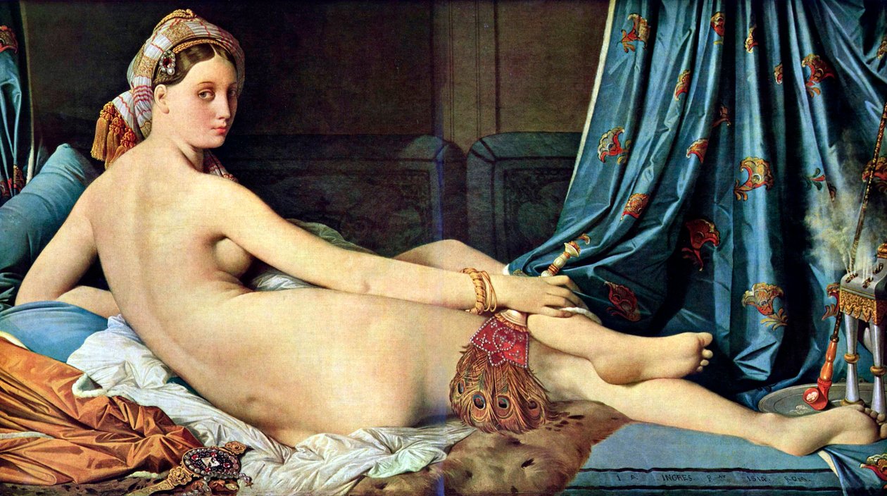 Die große Odaliske von Jean Auguste Dominique Ingres