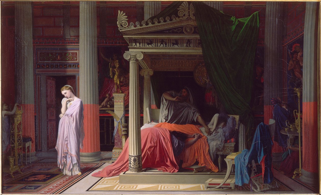 Die Krankheit des Antiochus oder Antiochus und Stratonice von Jean Auguste Dominique Ingres