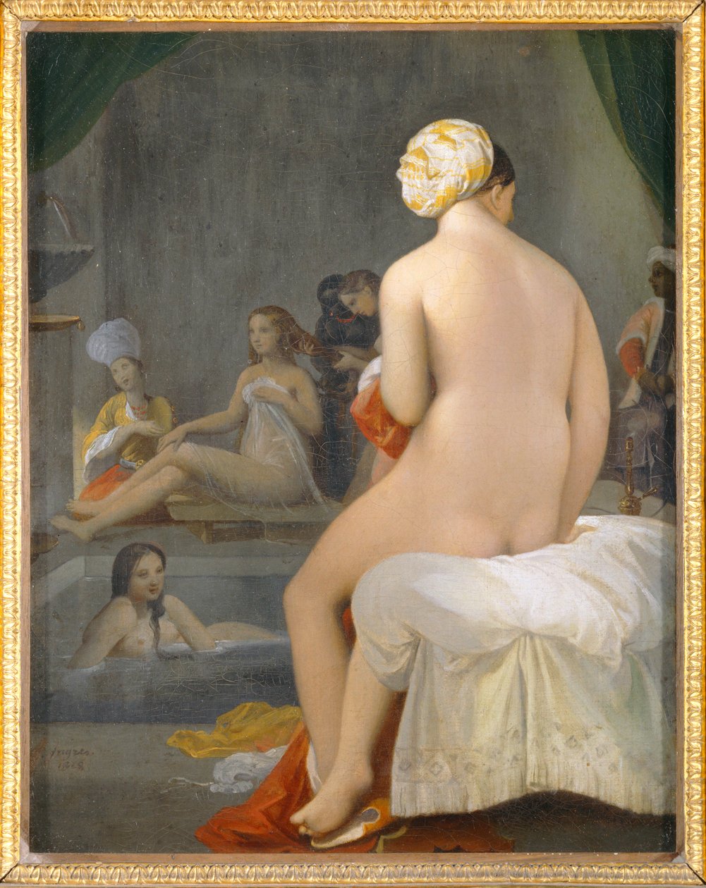 Die kleine Badende. Innenansicht eines Harems von Jean Auguste Dominique Ingres