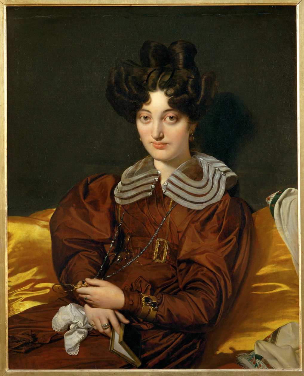 Mme. Marcotte de Sainte-Marie, gemalt 1826, Salon 1827 von Jean Auguste Dominique Ingres