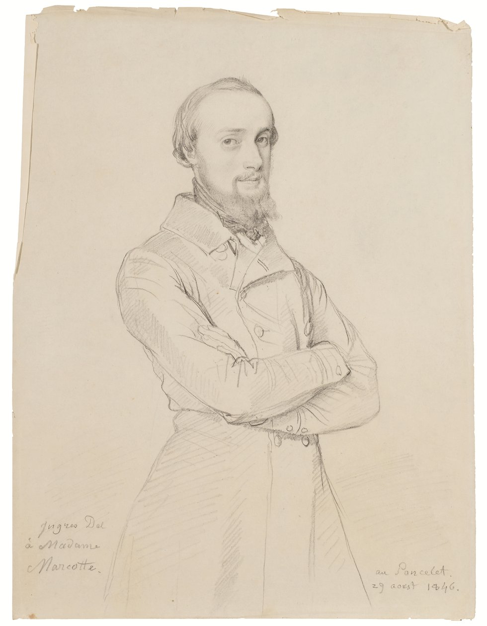 Porträt von Alexandre Legentil von Jean Auguste Dominique Ingres