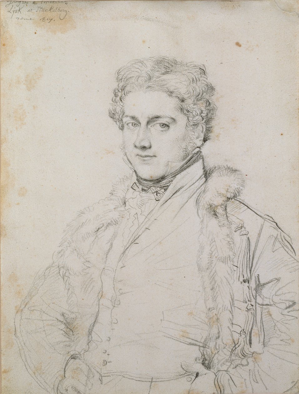 Porträt von Charles Robert Cockerell von Jean Auguste Dominique Ingres