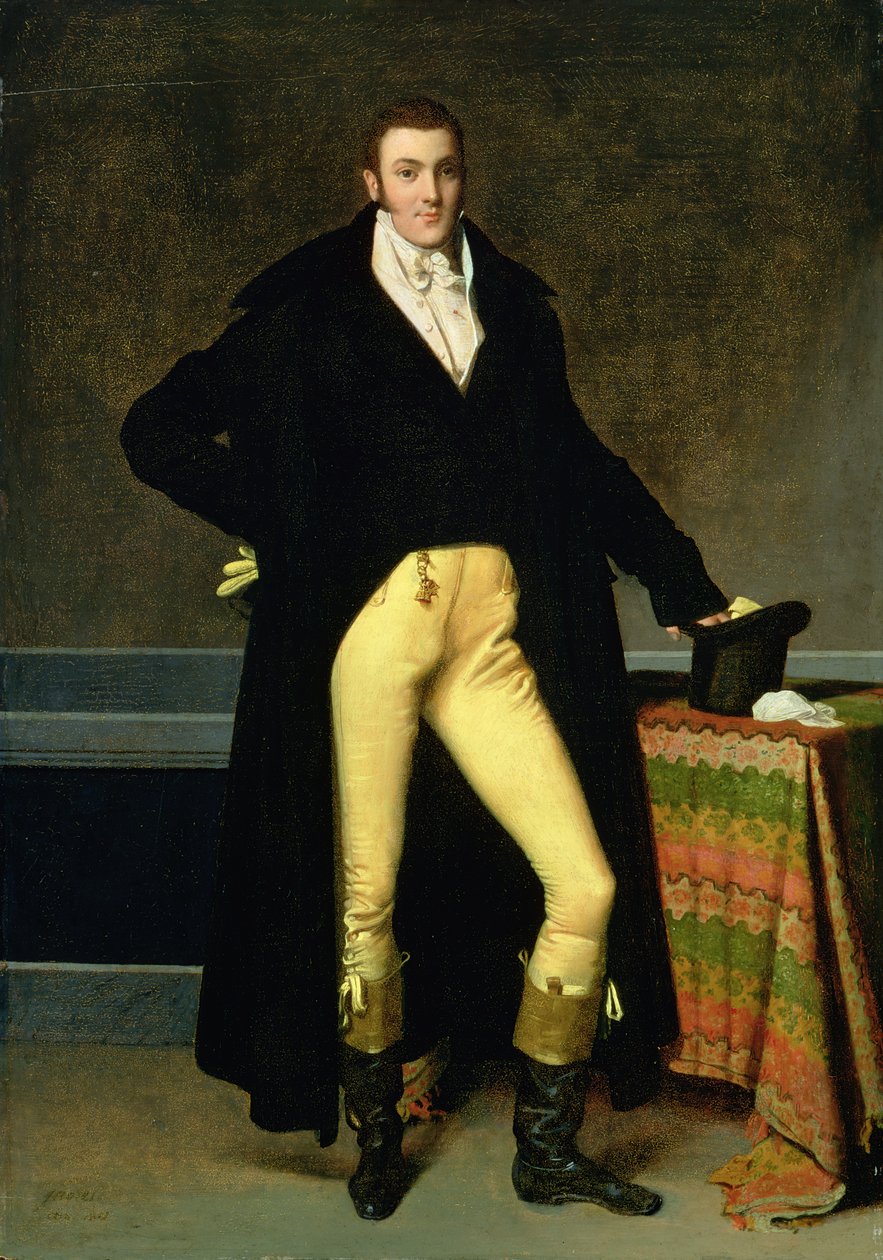Porträt von Joseph-Antoine de Nogent von Jean Auguste Dominique Ingres