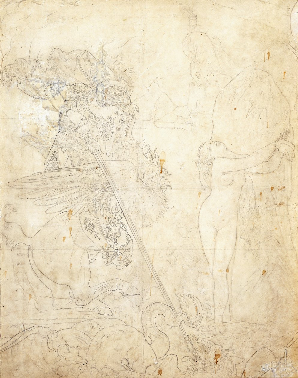Roger und Angelique von Jean Auguste Dominique Ingres