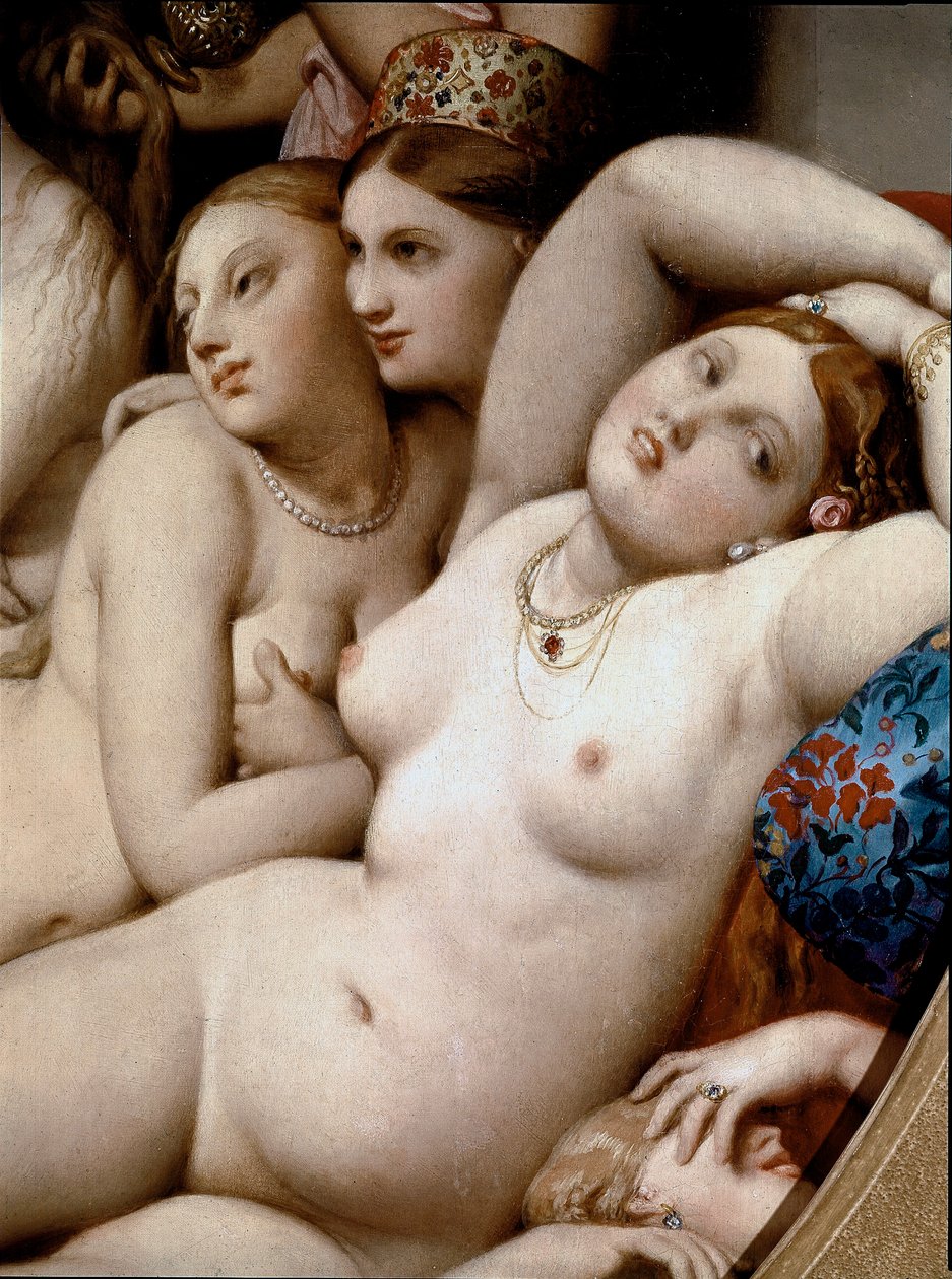 Das türkische Bad, Detail von Jean Auguste Dominique Ingres