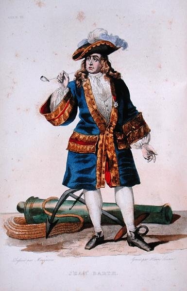Porträt von Jean Bart, ca. 1830 von Jean Baptiste (after) Mauzaisse
