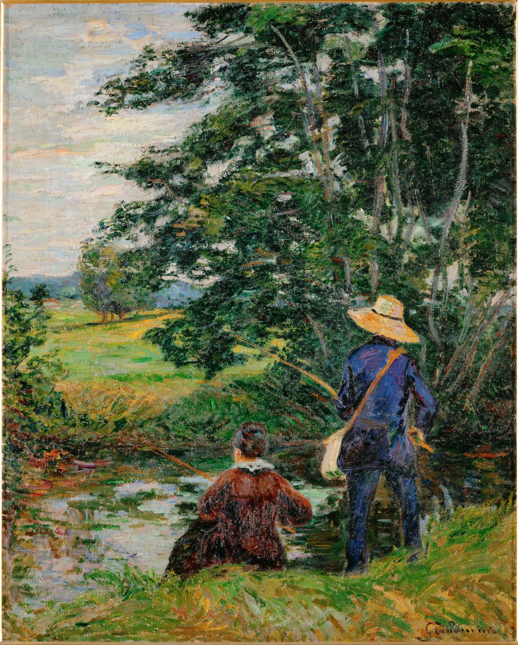 Die Angler von Jean Baptiste Armand Guillaumin