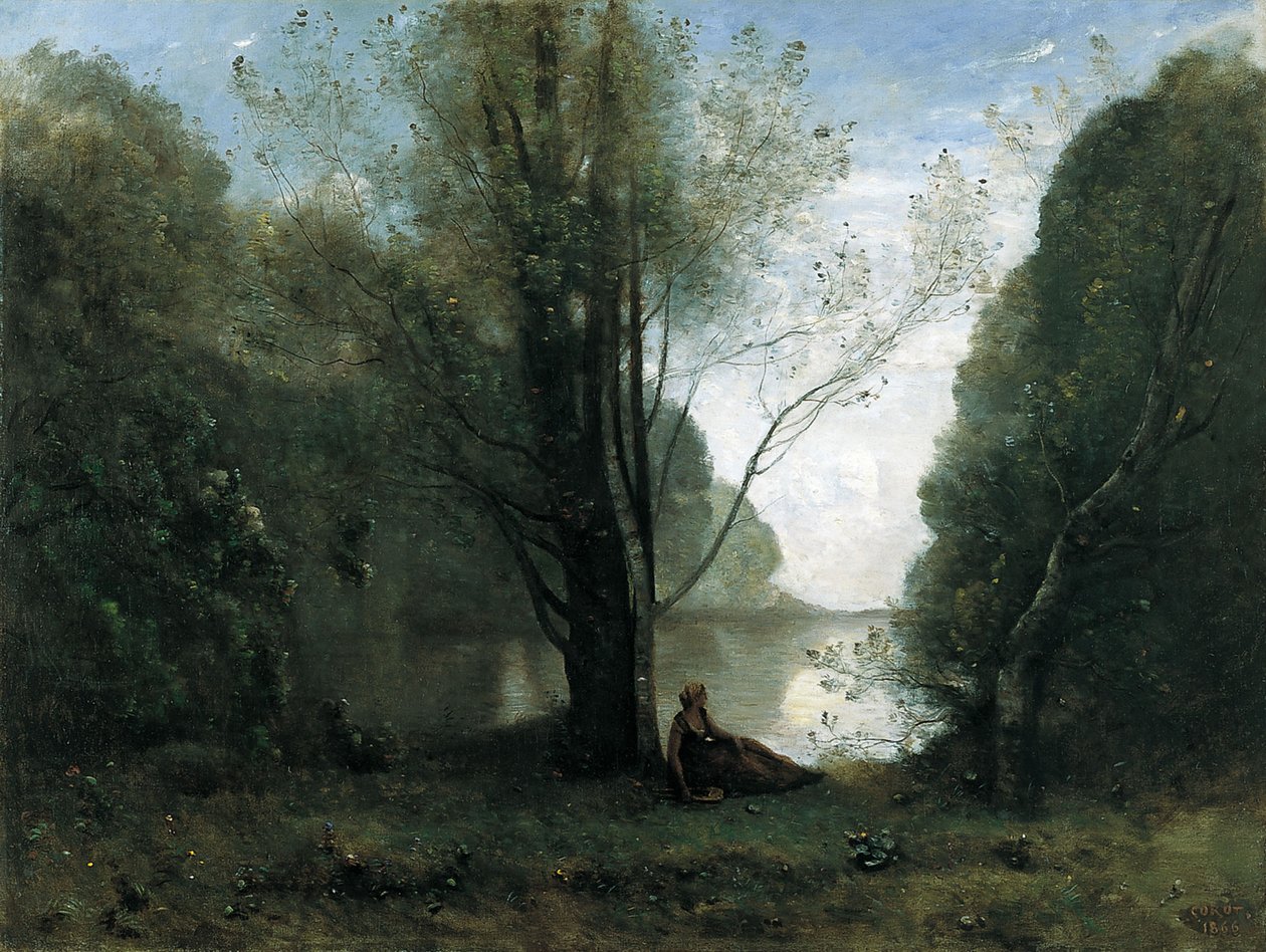 Einsamkeit. Erinnerung an Vigen, Limousin von Jean Baptiste Camille Corot