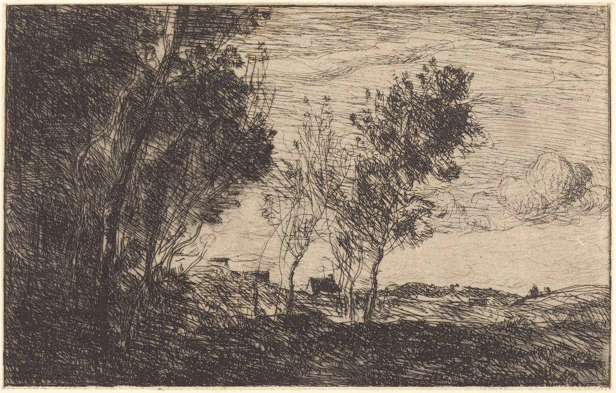In den Dünen: Souvenir von Den Haag von Jean Baptiste Camille Corot