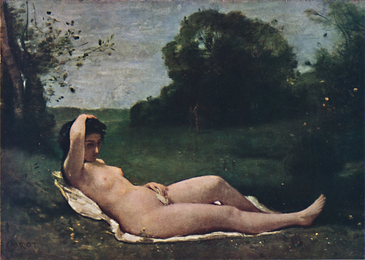 Nymphe von Jean Baptiste Camille Corot