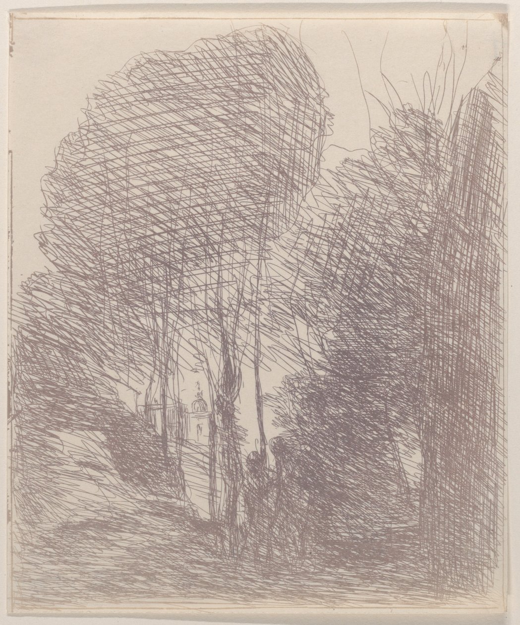 Erinnerung an die Villa Pamphili von Jean Baptiste Camille Corot