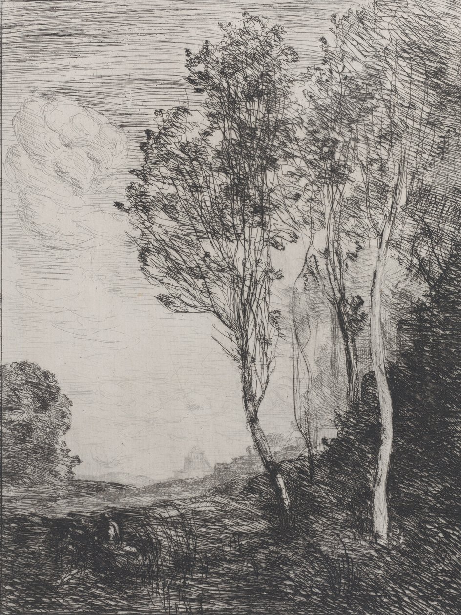 Erinnerung an Italien, 1866 von Jean Baptiste Camille Corot