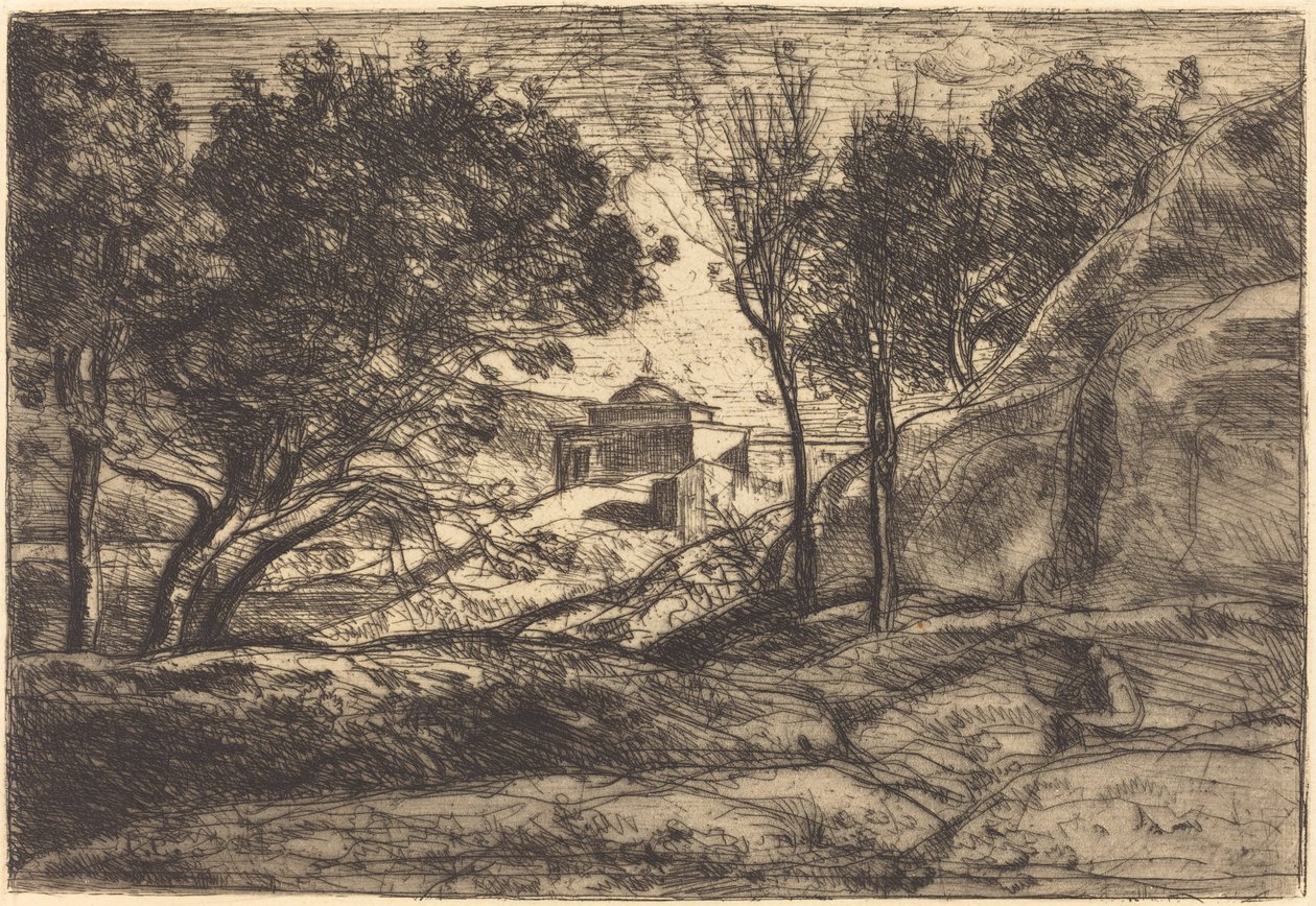Erinnerung an die Toskana (Souvenir de Toscane) von Jean Baptiste Camille Corot