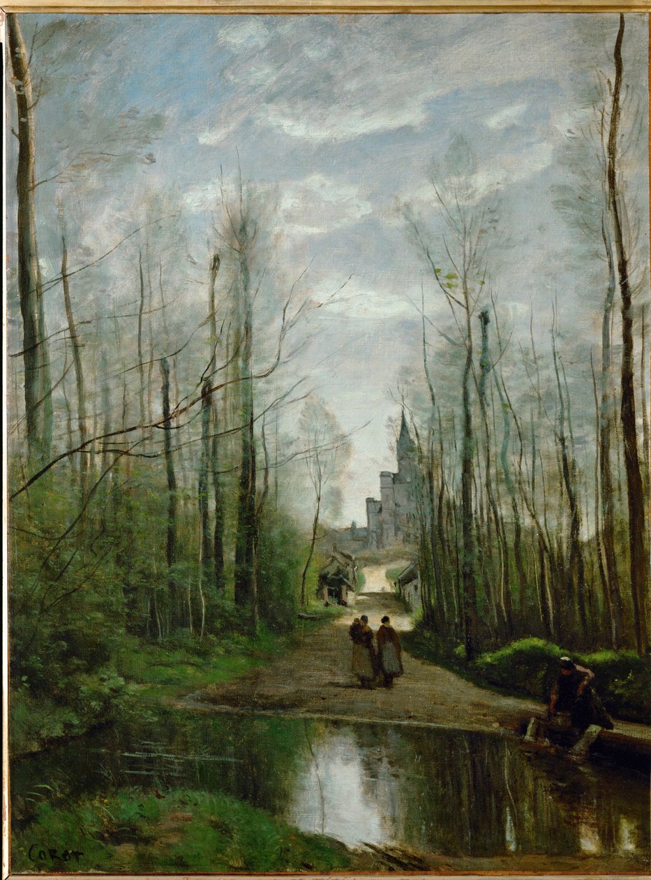 Die Kirche von Marissel von Jean Baptiste Camille Corot
