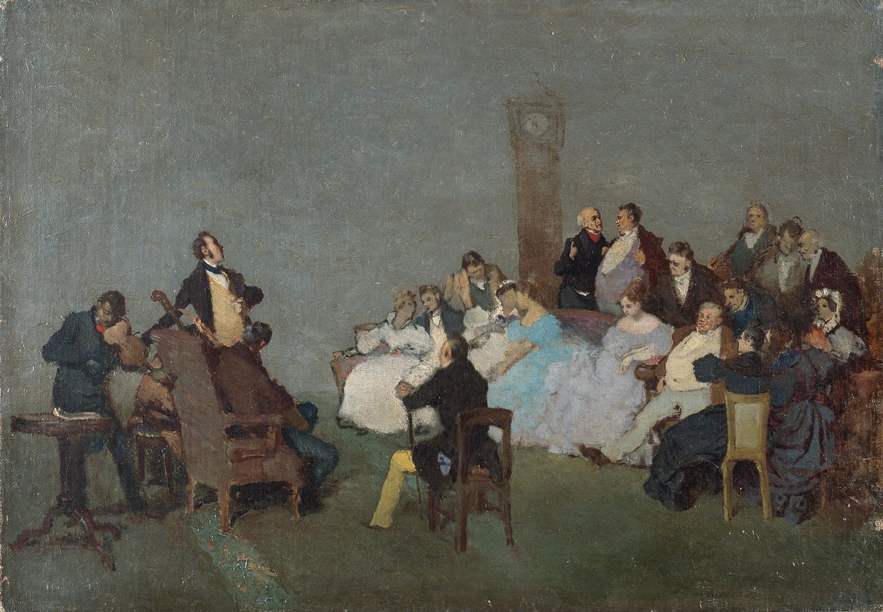 Das Konzert, ca. 1830-40 von Jean Baptiste Camille Corot