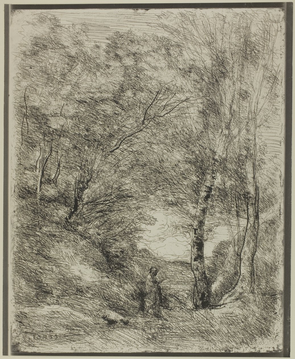 Die Gärten des Horaz von Jean Baptiste Camille Corot