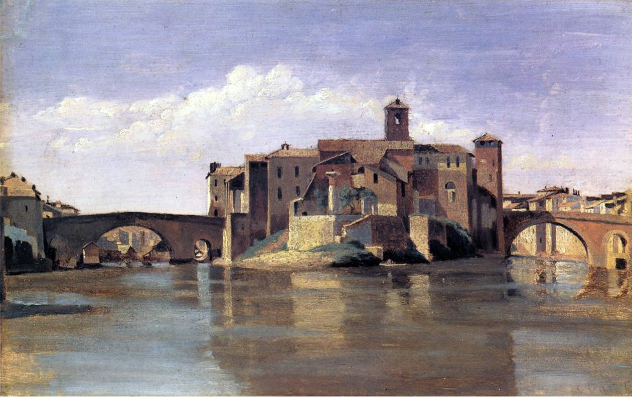 Die Insel San Bartolomeo von Jean Baptiste Camille Corot