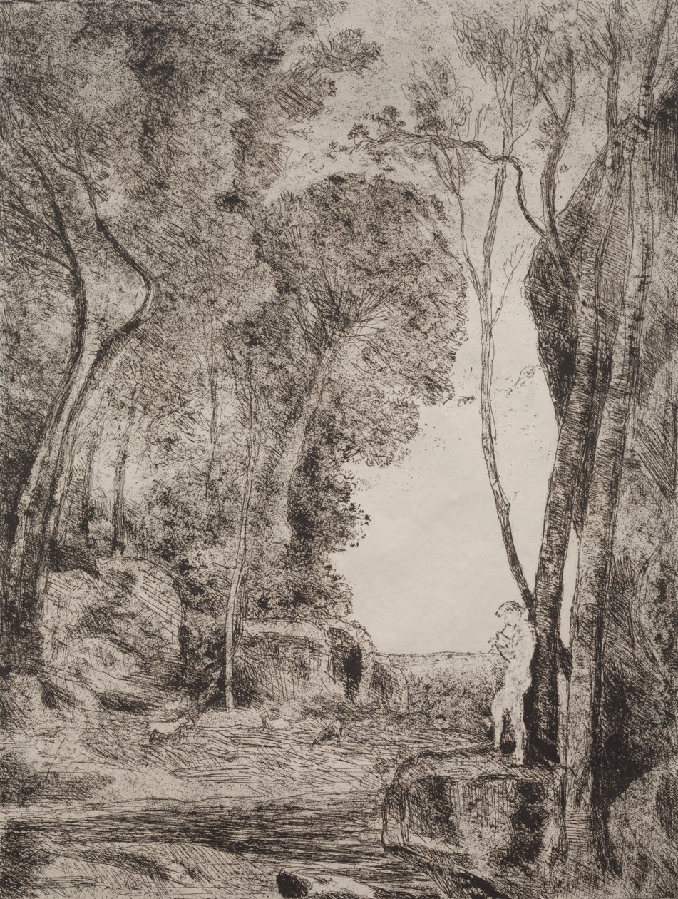 Der kleine Hirte von Jean Baptiste Camille Corot