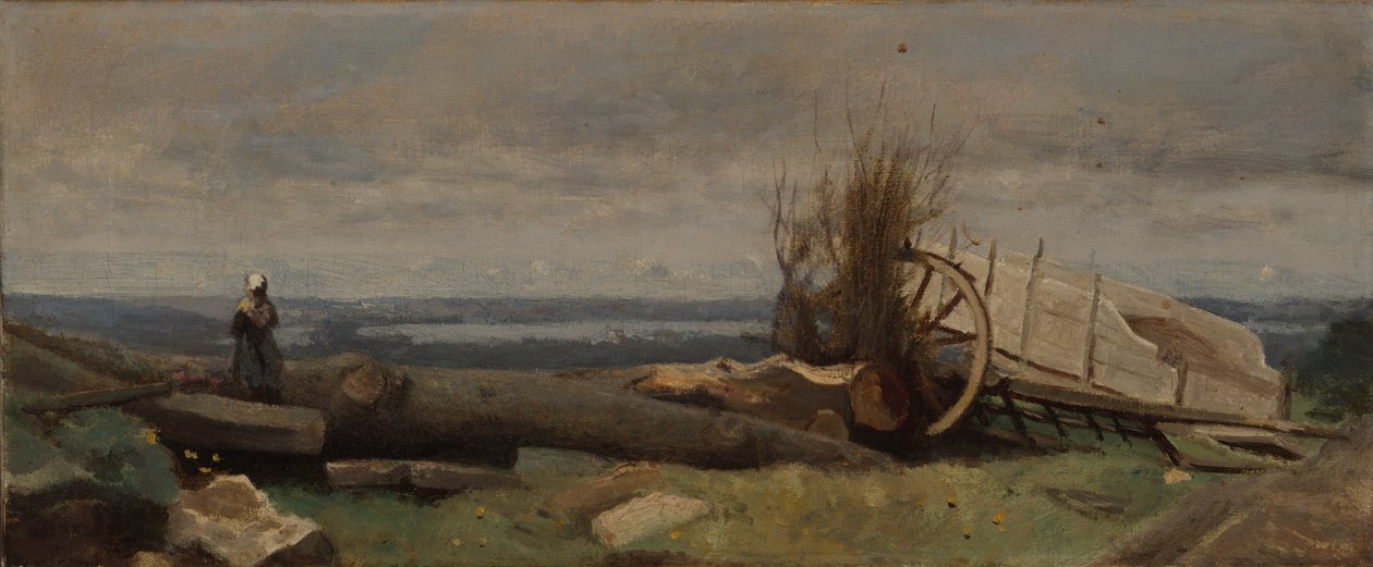Die Ebene von La Beauce von Jean Baptiste Camille Corot