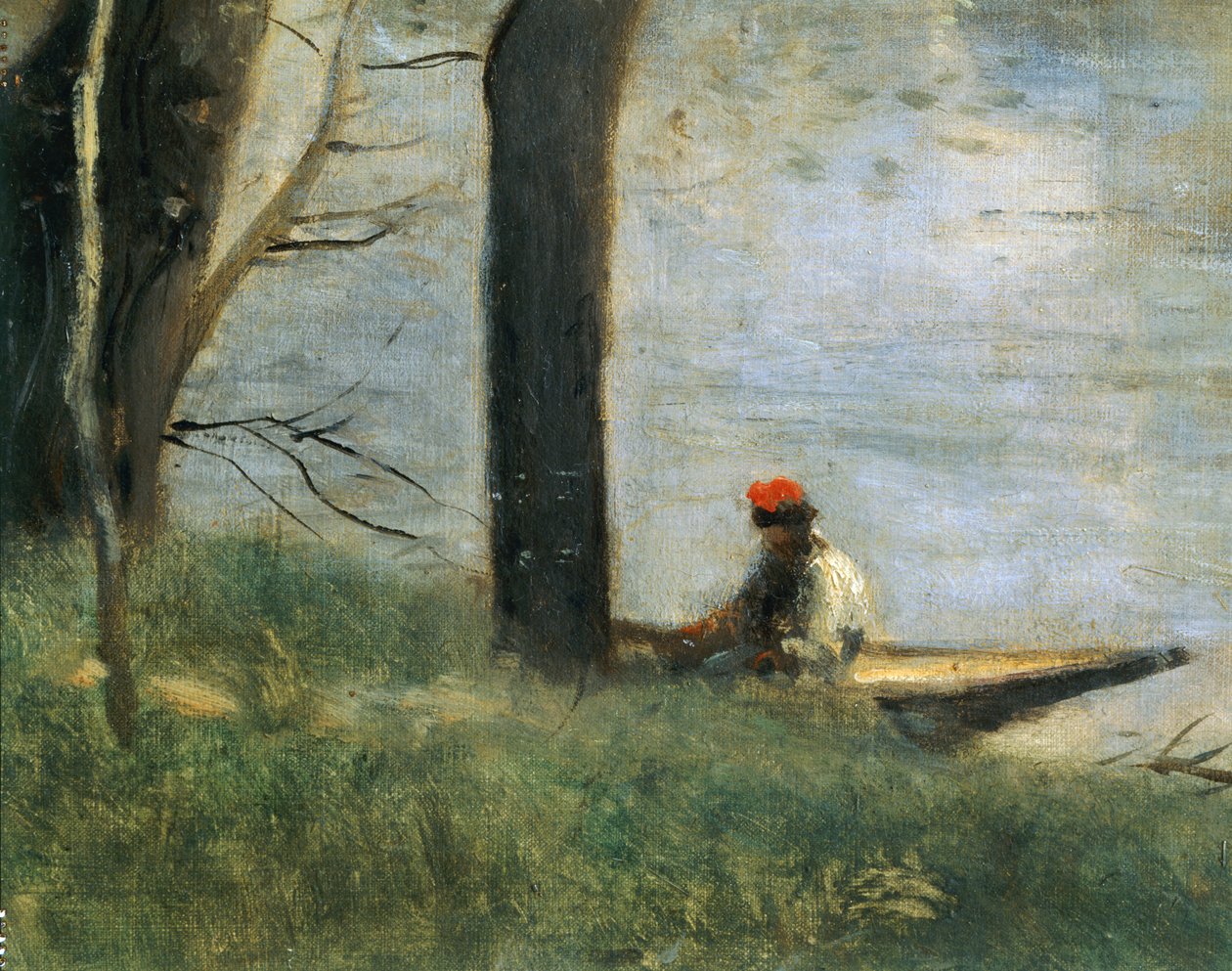 Die Brücke von Mantes, Frankreich von Jean Baptiste Camille Corot