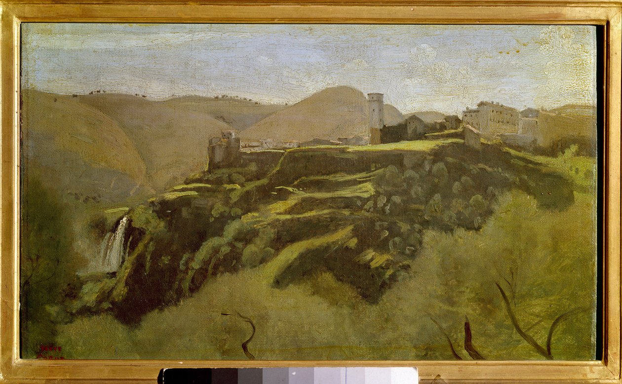 Ansicht der Kaskaden bei Tivoli von Jean Baptiste Camille Corot