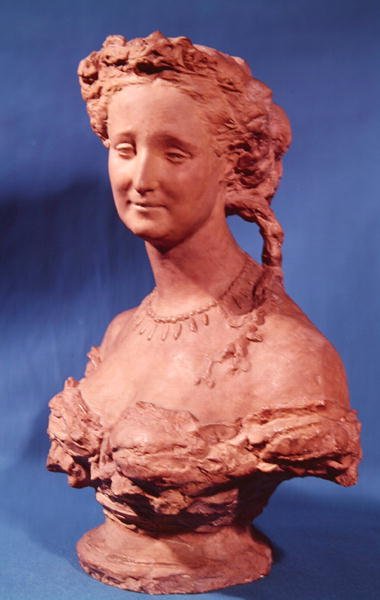 Büste von Eugenie-Marie de Montijo de Guzman (1826-1920), Gräfin von Teba von Jean Baptiste Carpeaux