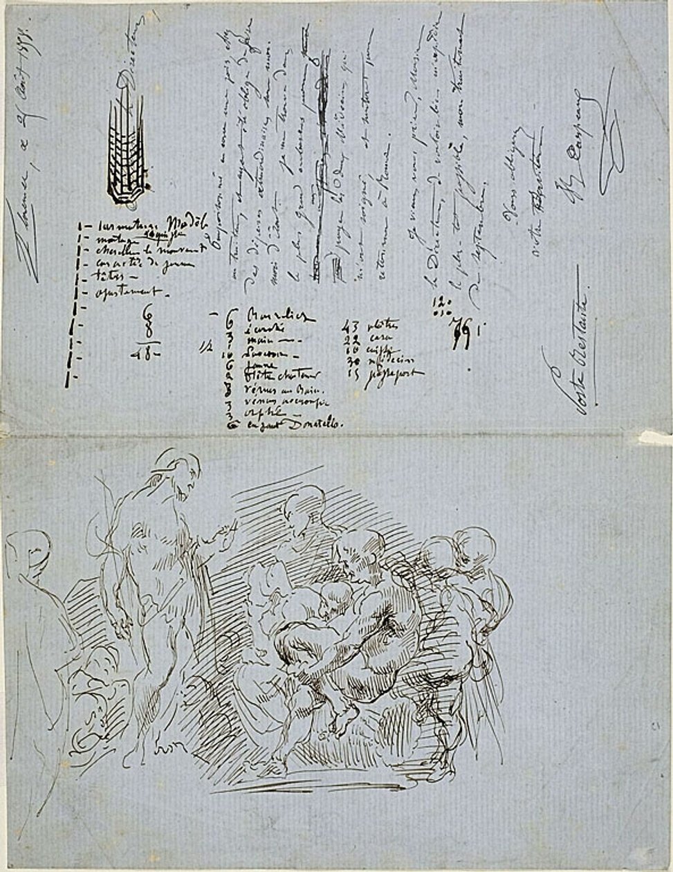 Die Predigt von Johannes dem Täufer von Jean Baptiste Carpeaux