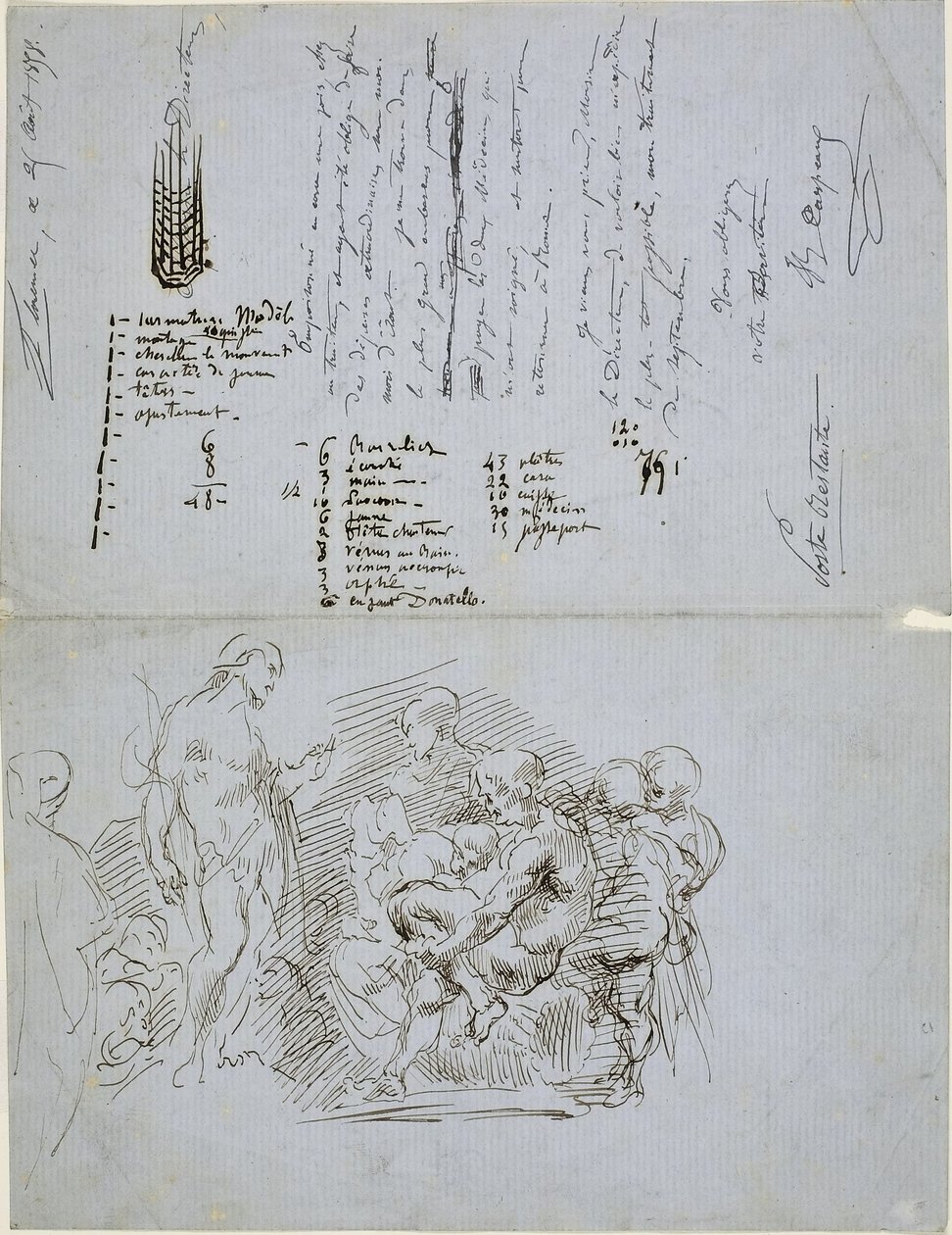 Die Predigt von Johannes dem Täufer von Jean Baptiste Carpeaux